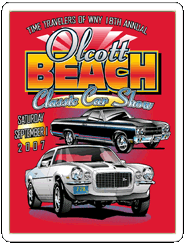 Olcott Beach Classic Car Show 2007 Logo